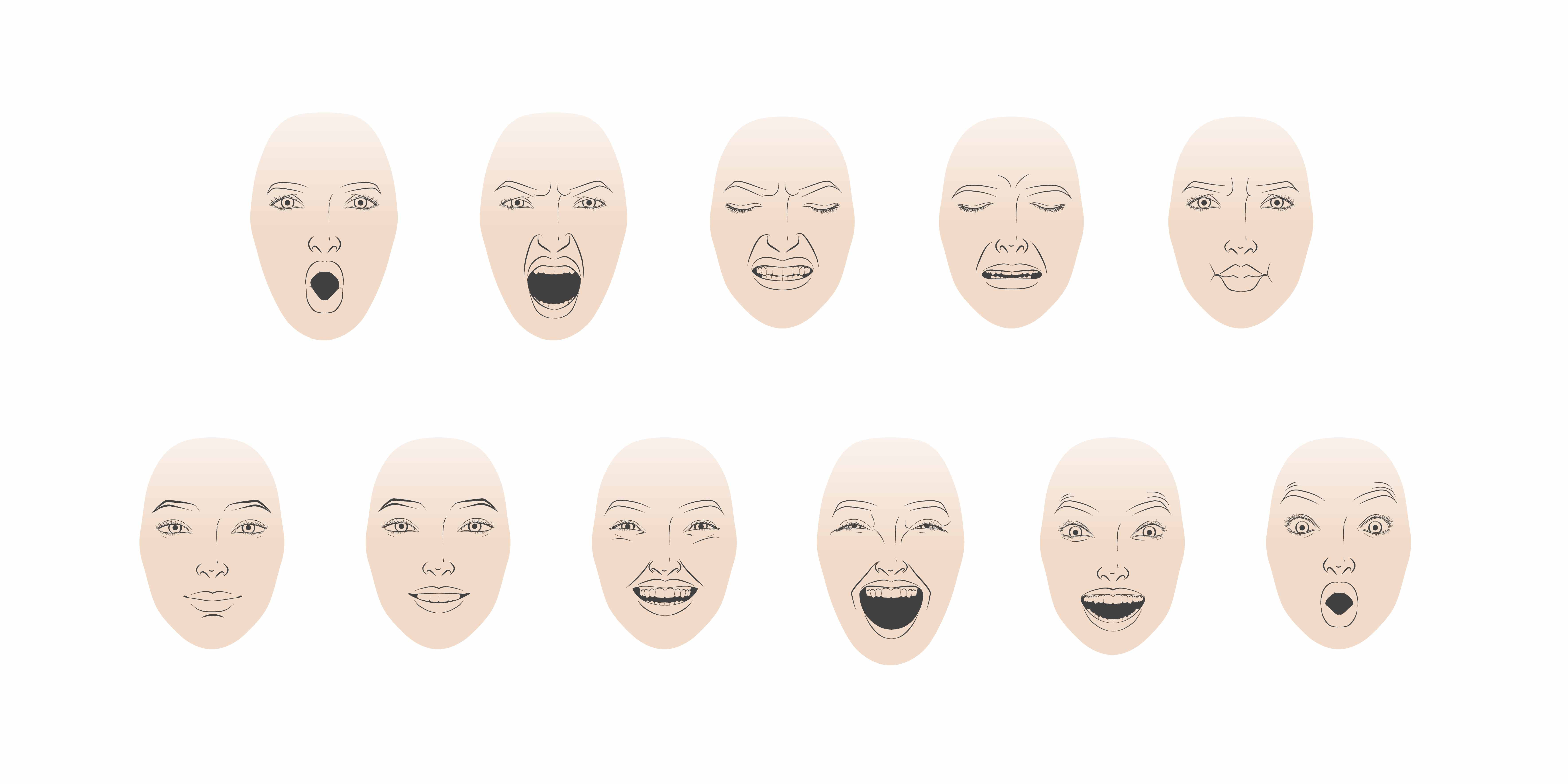 Рот и подбородок: как передать характер